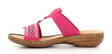 Rieker dam slip-in sandaler 60898-31 fuchsia - Rieker mulor - 135774 - 2