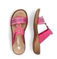 Rieker dam slip-in sandaler 60898-31 fuchsia - Rieker mulor - 135774 - 4