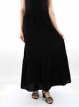Vero Moda Maxikjol Pretty HW svart - Kjolar - 136024 - 1