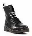 Musse&Cloud ankelboots i läder dam 2789994/SLV Efanyst svart/silver - Stövletter och kängor för damer - 136644 - 3