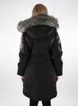 Only dam vinterkappa Ny Linette Fur Huva svart/grå päls - Vinterjackor för damer - 137114 - 3