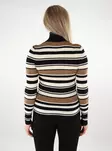 Only dam polotröja Pullover svart/whitecap grå - Stickat för damer - 137264 - 2