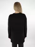 Vero Moda damtröja V-ringad Lång svart - Stickat för damer - 137424 - 2