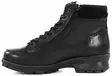 Ilves ankelboots i läder med breda läst läder 8326-D XXL svart - Stövletter och kängor för damer - 137564 - 2