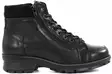 Ilves ankelboots i läder med breda läst läder 8326-D XXL svart - Stövletter och kängor för damer - 137564 - 1