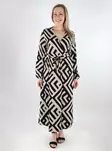Vero Moda mönstrad klänning Omlott silverfoder/luki - Klänningar och tunikor - 138054 - 1