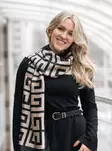 Veniz halsduk 62620 svart/beige - Halsdukar för damer - 138314 - 1