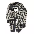 Veniz halsduk 62620 svart/beige - Halsdukar för damer - 138314 - 3