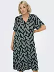 Only Carmakoma Plus Size Klänning Life V-ringad laurel wreath - Klänningar och tunikor - 138924 - 3
