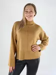 Only damtröja Highneck trätrast - Stickat för damer - 139284 - 1