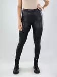 Pieces dam fleeceleggings PCNYHET Shiny Fleece svart - Leggings - 139414 - 1