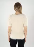 Vero Moda dam kortärmad tröja VMFLUFFY Pullover björk - Stickat för damer - 139884 - 2