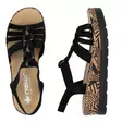 Rieker damsandaler V3902-00 svart - Rieker sandals - 140714 - 3