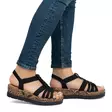 Rieker damsandaler V3902-00 svart - Rieker sandals - 140714 - 5