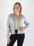Only kofta ONLPRINCESS LS SHORT ultimate grå - Stickat för damer - 141434 - 1