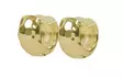 Snö of Sweden Örhängen Union nio hamrad ring 12 mm guld - Halsband - 141594 - 1