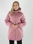 Vila lätt vadderad jacka VITATE L/S HOODED JACKET Nostalgia Rose - Lätta jackor för damer - 142114 - 1