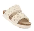Duffy flätade Mulor 86-11201 beige - Slip-ins för damer - 138134 - 3