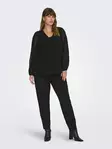 Only Carmakoma dam plus size skjorta svart - Långärmade tröjor för damer - 136834 - 2