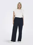 Only Carmakoma plus size byxor Button Pant marinblå blazer - Byxor för damer - 137284 - 2