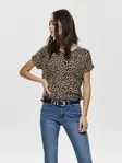 Only dam t-shirt Moster svart/leo - T-shirts för damer - 136484 - 1