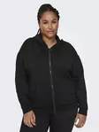 Only Play Curvy Plus Size Sweatshirt Lounge Svart - Sport huvtröjor och sweatshirts för damer - 138964 - 4