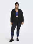Only Play Curvy Plus Size Sweatshirt Lounge Svart - Sport huvtröjor och sweatshirts för damer - 138964 - 3