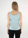 Pieces ribbad topp för damer PCKITTE Tank molnblå - Toppar för damer - 138234 - 2