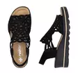 Rieker kilsandaler för damer 67465-00 svart - Rieker sandals - 138154 - 3