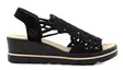Rieker kilsandaler för damer 67465-00 svart - Rieker sandals - 138154 - 1