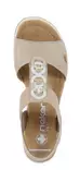 Rieker Kilsandaler 67498-62 beige - Rieker sandals - 140924 - 4