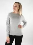Vero Moda damtröja Happyshine 2Way l.grå/silver - Långärmade tröjor för  damer - 137274 - 2