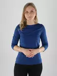 Vero Moda Skjorta VMPANDA MODAL marinblå pion - Långärmade tröjor för  damer - 141294 - 1