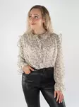 Vero Moda damskjorta långärmad skjorta oatmeal/tally - Långärmade tröjor för  damer - 139014 - 1