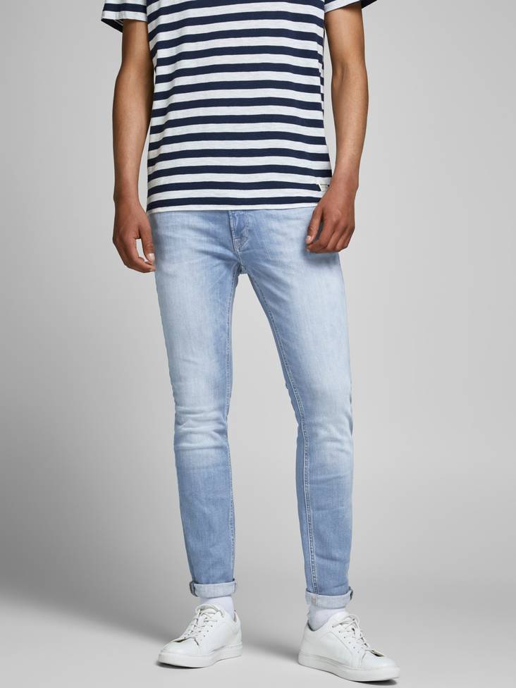 Jack&Jones Skinny fit Jeans Liam ljusblå - Jeans för herrar - 127894 - 1