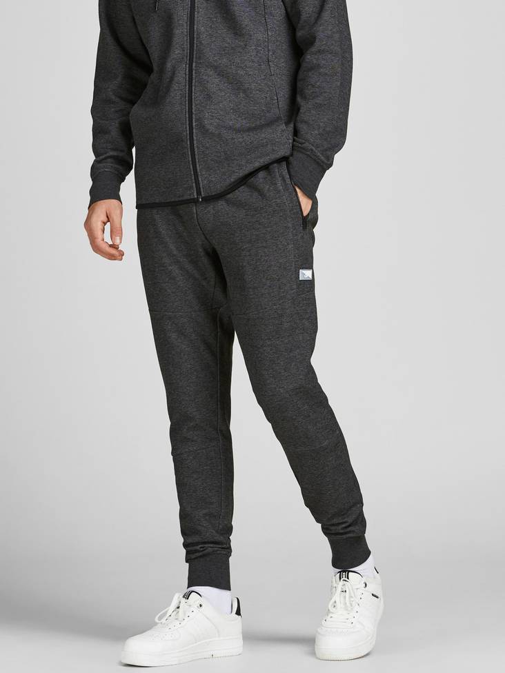 Jack&Jones träningsbyxor Kommer mörkgråmelerad - Byxor för herrar - 134744 - 1
