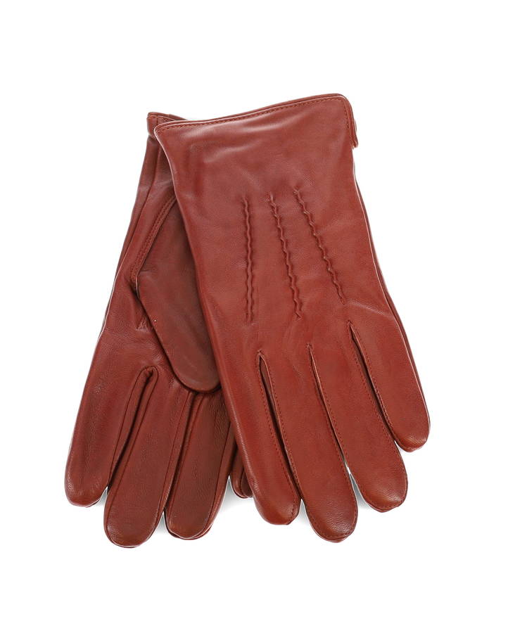 Migant NPG118 Läderhandskar för män Cognac - Accessoarer för herrar - 134774 - 1