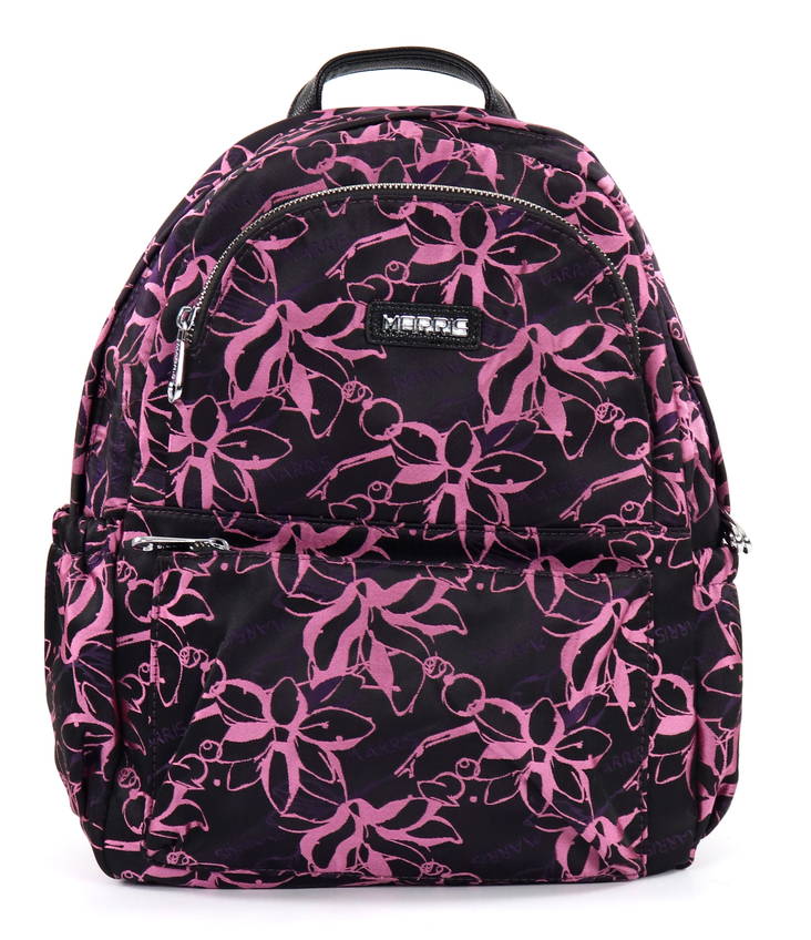 Nabo Ryggsäck med blommönster NK1876 Marris purple - Ryggsäckar - 130644 - 1