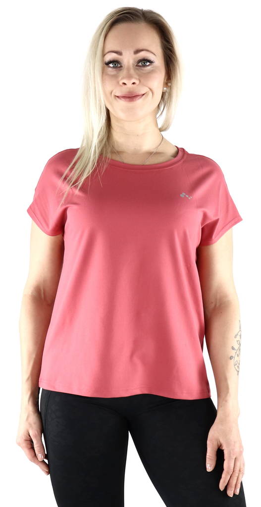 Only Play dam sport t-shirt Aubree loose berry - Sport T-shirts för damer - 129174 - 1