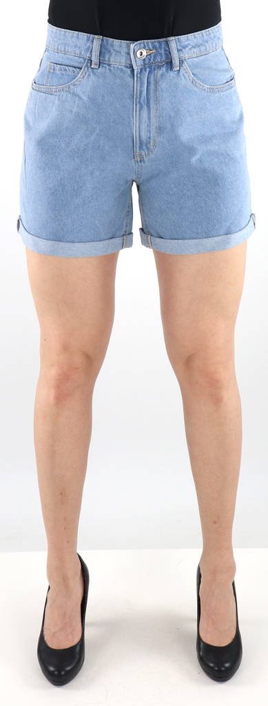 Only Shorts Vega hw mom ljusblå - Shorts och capribyxor för damer - 133704 - 1