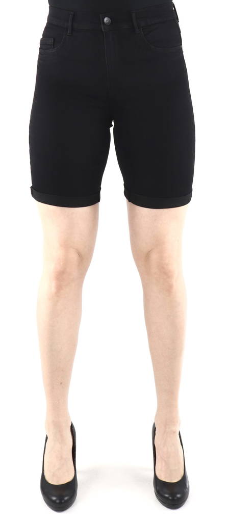 Only svarta dam shorts, stretch Rain life mid long - Shorts och capribyxor för damer - 130794 - 1
