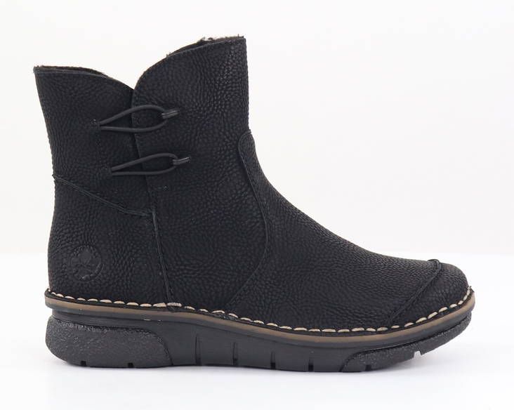 Rieker vattenavvisande ankelstövlar för dam, 73364-00 Svart - Rieker ankelboots - 131744 - 1