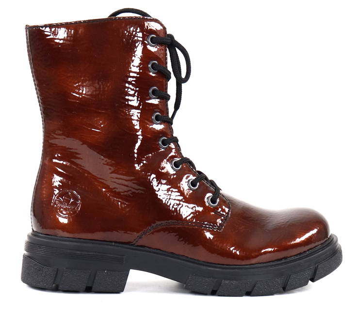 Rieker glansiga dam kängor Z9120-25 brun - Rieker ankelboots - 129344 - 1