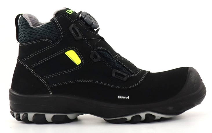Sievi skyddsskor Roller High +S3 med BOA® åtdragningsmekanism svart - Arbetsskor för herrar - 133964 - 1
