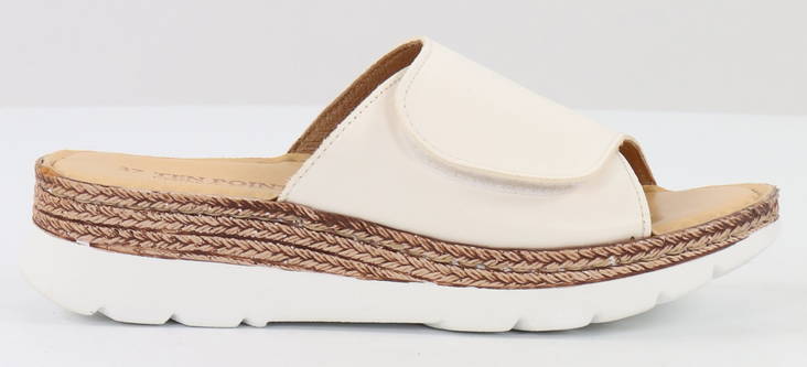 Ten Points dam Sandaler Maya 60266, vanilla - Slip-ins för damer - 130164 - 1