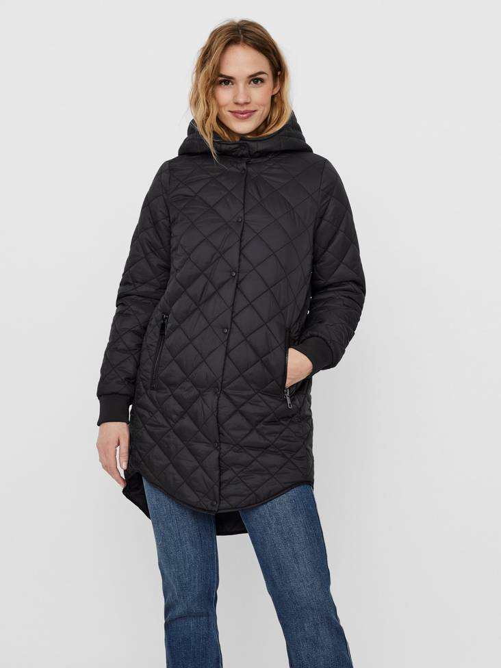 Vero Moda Jacka Hayle hood svart - Lättviktsjackor för damer - 129094 - 1
