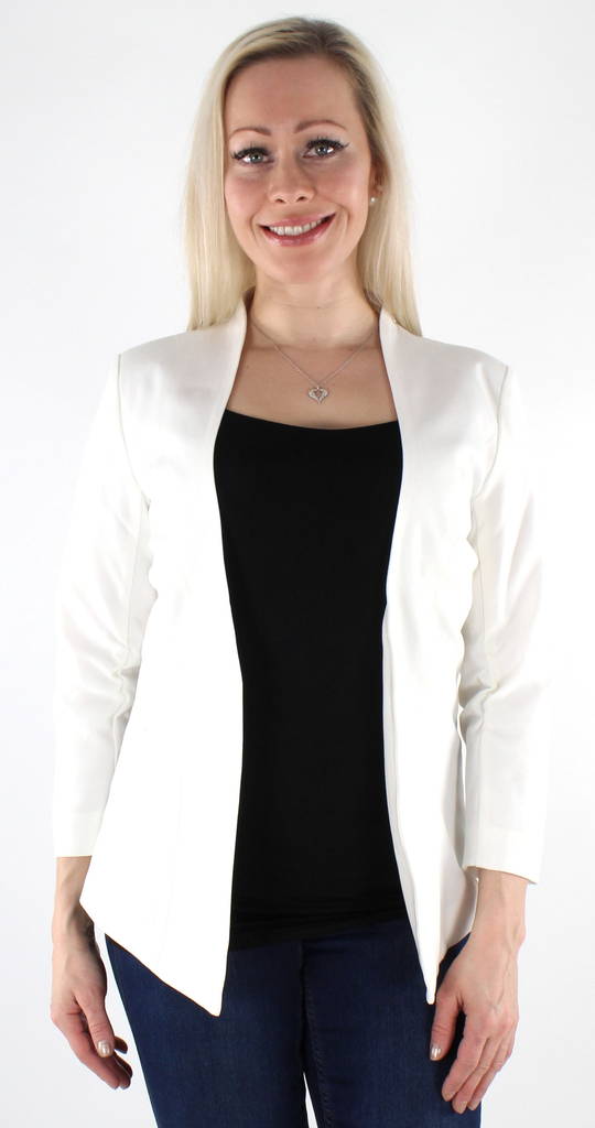 Vila dam kavaj Her 3/4 vit - Kavajer för damer - 125304 - 1