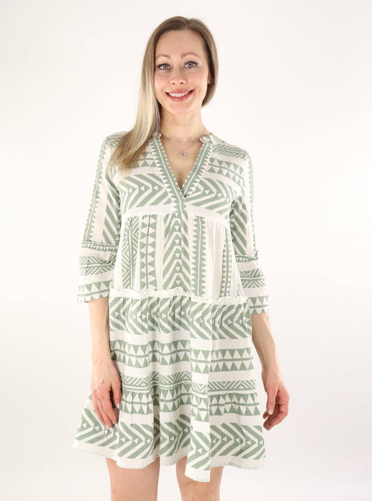 Vero Moda tunika/klänning vit/grön - Klänningar och tunikor - 135814 - 1
