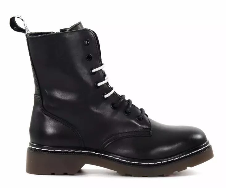 Musse&Cloud ankelboots i läder dam 2789994/SLV Efanyst svart/silver - Stövletter och kängor för damer - 136644 - 1