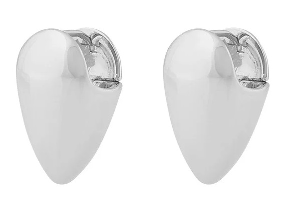 Snö of Sweden Örhängen Aero kort silver - Örhängen - 136704 - 1